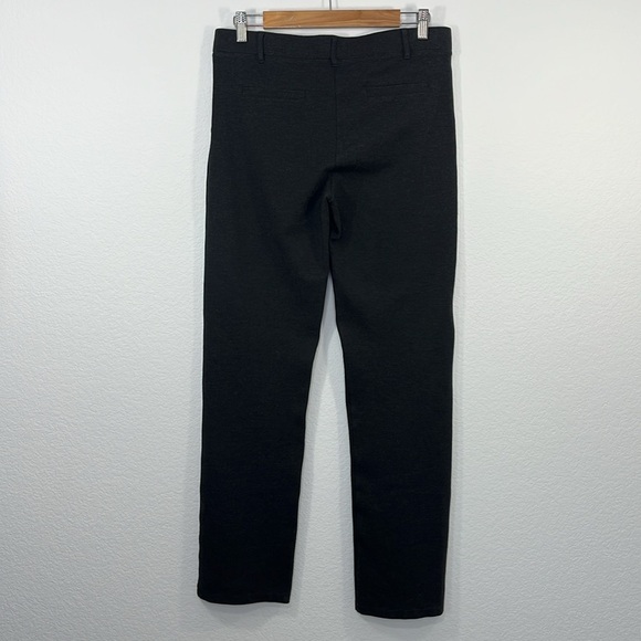 Betabrand Straight-Leg Classic Dress Pant Yoga Pant Charcoal Grey size Large - Picture 6 of 13